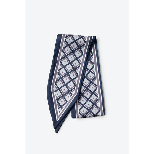 【商场同款】诗凡黎藏青翻领牛仔衬衫2025春新款衬衣女3G2120981 商品图4