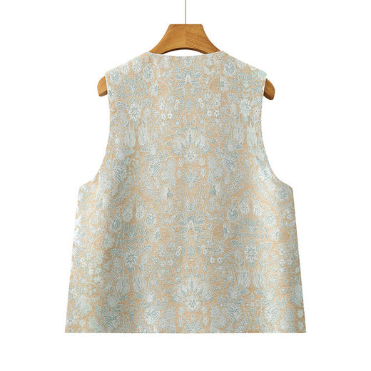 【预售3天】PY 新中式国风高级重工刺绣马甲 &X-7565 商品图2