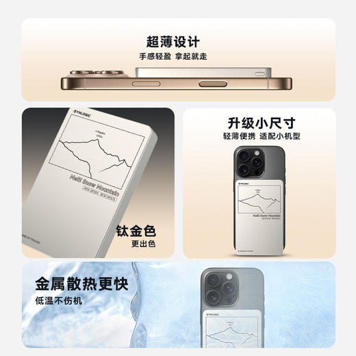 自营（零程）-闪能 WP20pro 苹果MFi认证全金属 10000毫安 磁吸电源 3C认证 商品图3