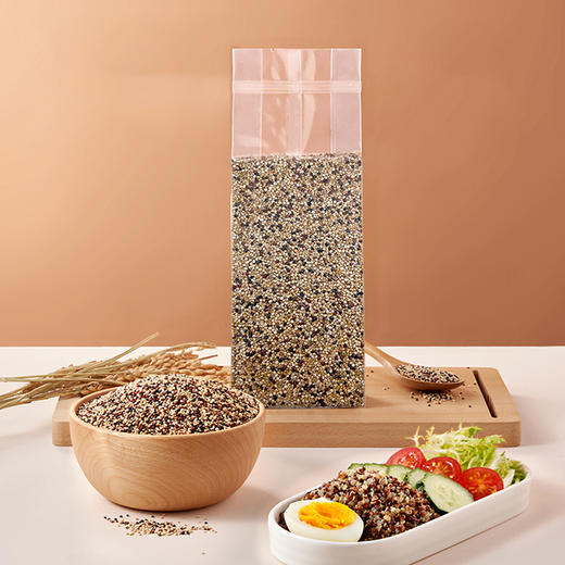 【粮芯密码】三色藜藜麦米 五谷杂粮组合红白藜麦黑黎麦健身代餐粗粮真空装 商品图1