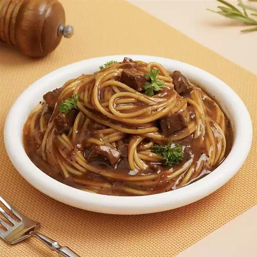 韩熙美黑椒牛肉意大利面520g（2人份），保质期6个月 商品图3