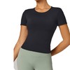 【147元任选3件】跃牌【蚂蚁运动】系列 短袖瑜伽服修身显瘦运动上衣WDB7011（活动产品，收货7天内支持退换） 商品缩略图4