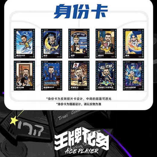 王牌化身 库里盲盒库里潮玩手办nba球星库有引力系列盲盒 商品图2