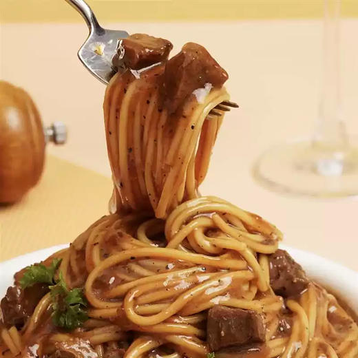 韩熙美黑椒牛肉意大利面520g（2人份），保质期6个月 商品图1