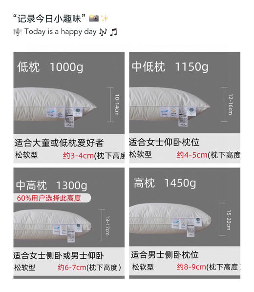 LHX4858 日本1899酒店枕芯 商品图8