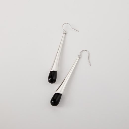 ROMI STUDIO 铜合金耳饰 法式设计感水滴形吊坠耳饰 RWCRP33615 商品图4