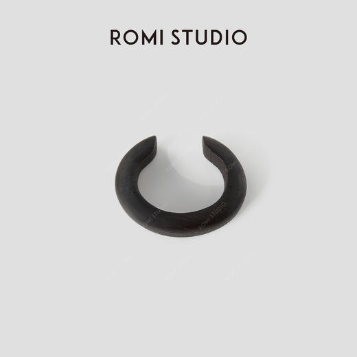 ROMI STUDIO 非金属木质手镯 天然鸡翅木纹理开口手镯RWCRP33539 商品图1