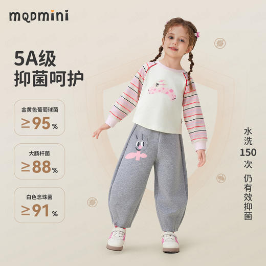 【MQDmini】【5A抑菌】【90-140】女童春秋长袖T恤 商品图3