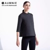AUMNIE空气层七分袖上衣冬装长袖针织弹力打底衫女内搭T恤 商品缩略图2