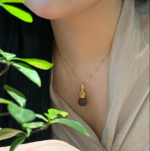 （3-5天发货）寻山隐·海南绿奇楠沉香新中式首饰 ，文玩国风美人的风雅首饰，自带儒雅香气 商品图12