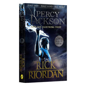英文原版小说 Percy Jackson and the Lightning Thief 波西 杰克逊与神火之盗 影视封面版 英文版 进口英语原版书籍
