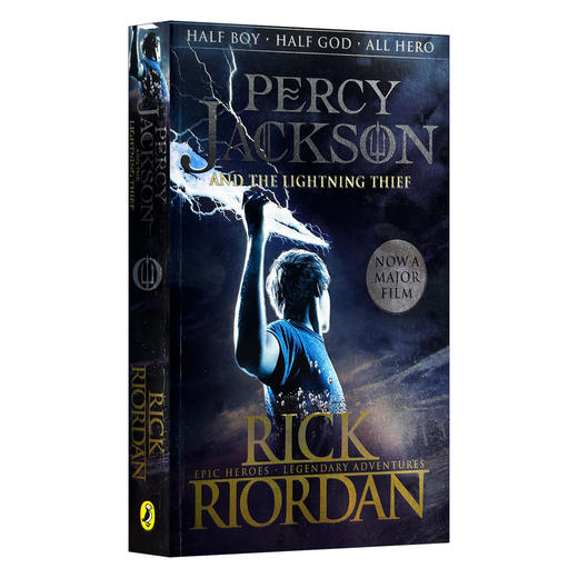 英文原版小说 Percy Jackson and the Lightning Thief 波西 杰克逊与神火之盗 影视封面版 英文版 进口英语原版书籍 商品图0