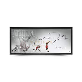 收藏系列 乔丹 The Show “The Last Shot” 限量亲笔签名画