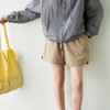【韩系】元气少女冰感短裤丨高腰显瘦 山本a字五分裤 商品缩略图3