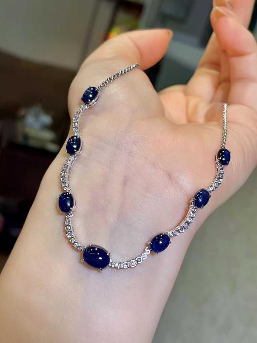 9.05ct素面蓝宝石项链 商品图1