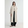 MAISON CECILE 复古经典随性单排扣宽松廓形翻领中长款风衣 商品缩略图0