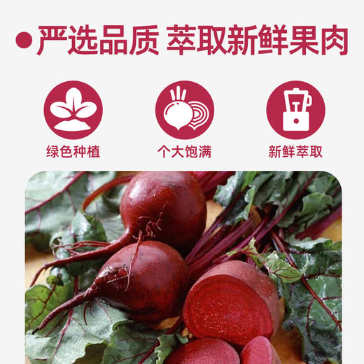 有机甜菜根粉 | VITMOVER/野粹蔬0添加有机甜菜根粉膳食补铁冲饮健康蔬果粉蔬菜粉 商品图3