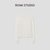 ROMI STUDIO 天然环保马尼拉麻纸纱镂空圆领套头针织衫RWCSST2870 商品缩略图0