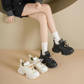 Westory2025年秋季厚底老爹鞋波西米亚串珠深口运动鞋S25CM76481