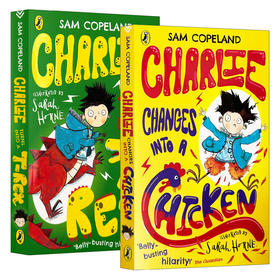 查理变成鸡2册 英文原版书籍 Charlie Changes Into a Chicken 教会小朋友如何面对焦虑 少儿英语课外阅读 儿童桥梁章节书