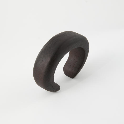 ROMI STUDIO 非金属木质手镯 天然鸡翅木纹理开口手镯RWCRP33539 商品图3