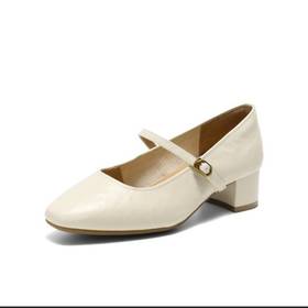 【云粉节】BF楼 森达玛丽珍鞋2025秋季新款粗跟浅口单鞋XLU01吊牌价859活动价399