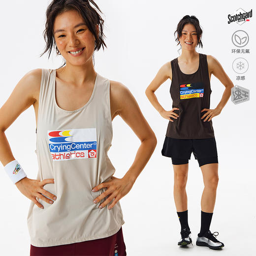CryingCenter 哭喊中心马拉松号码牌 轻量速干透气跑步背心 商品图0
