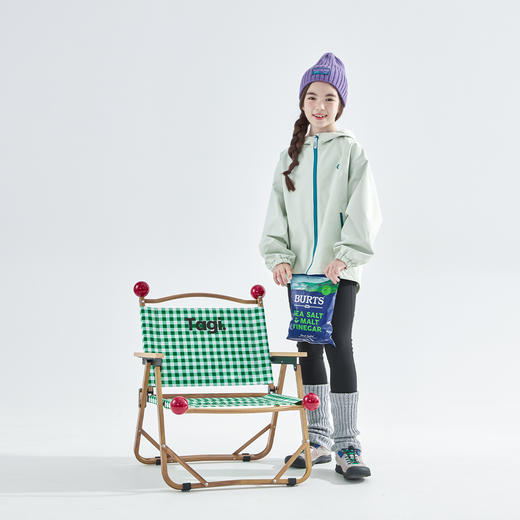 预售3.20发 cicochild【自在小软壳】 25年秋新款中大童防风外套连帽运动上衣 商品图2