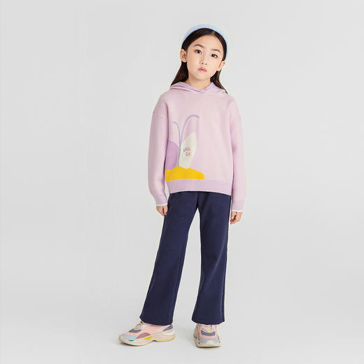 女童全腰针织长裤冬季新款安奈儿童装EG546582 商品图3