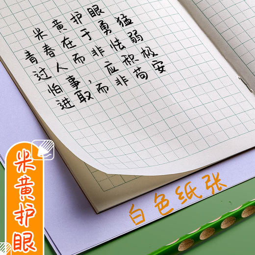 【小学生作业本】一年级田字本 护眼写字本生字本拼音本练习本子笔记本 商品图2