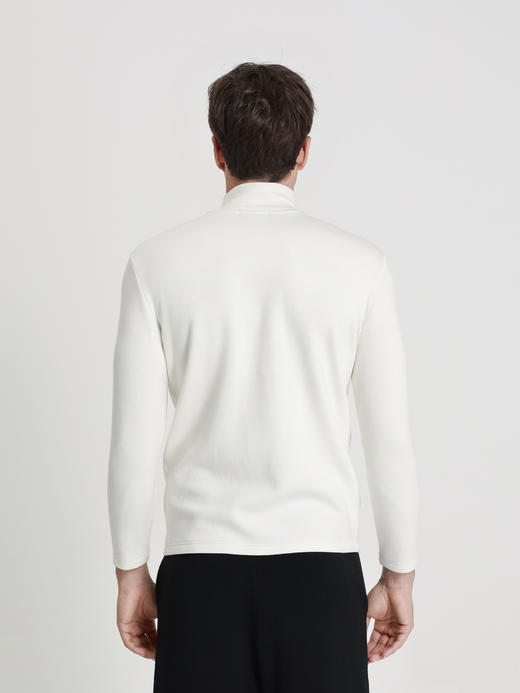 callisto白色弹力莫代尔T恤 商品图4