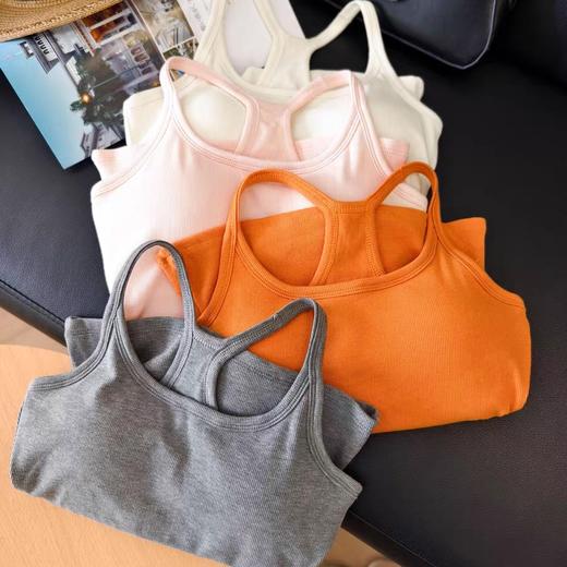 版型超绝！@美式工字美背丨自带胸垫 莱赛尔天丝面料 商品图5