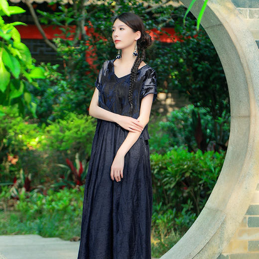 星霜华蔓短袖连衣裙（两件套）| 现货加急发 商品图0