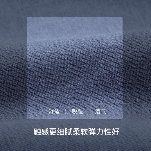 【满3条/6.7折】【秀黛】男时尚棉质无痕平角裤男士内裤【1条】S6330009T【门店同款】【内裤非质量问题不退换】 商品图3