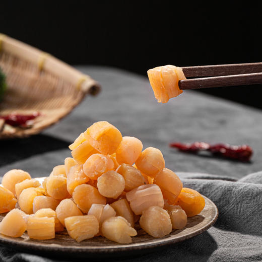 【绿帝干贝350g】色泽金黄诱人 囗感鲜香弹嫩 商品图5