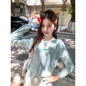 <曾小咸推荐>韩系温柔风软糯针织开衫