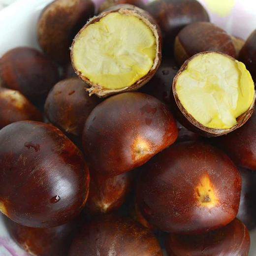 【京东快递】山东新鲜板栗 现摘板栗 甜高山板栗 老品种油栗 生板栗 香甜软糯DBXS 商品图1