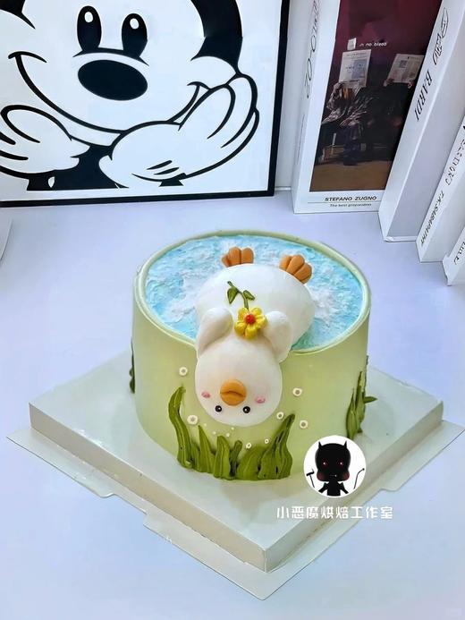 多款式~一起躺平鸭卡通蛋糕-低糖处理无添加 商品图0