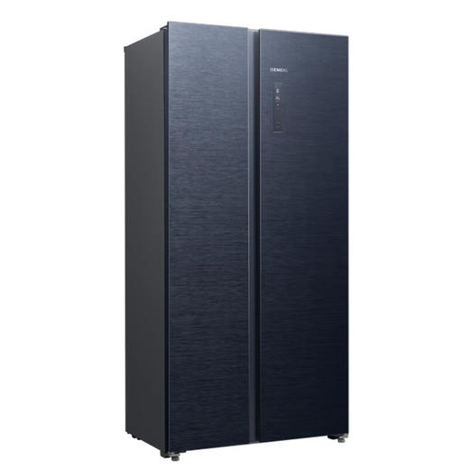 西门子（SIEMENS）512升超薄无界平嵌双开对开门电冰箱底部散热风冷无霜家电容量变温空间湖蕴蓝 KA515691EC 商品图1