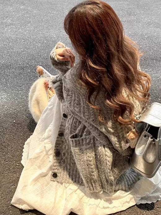 宋正恩原单花纱开衫 商品图1