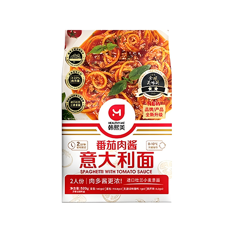 韩熙美番茄肉酱意大利面520g（2人份），保质期6个月