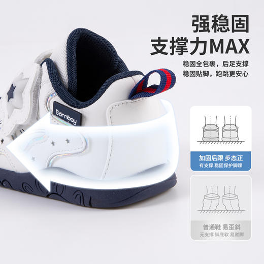 贝贝怡25春秋新款男女宝宝学步鞋轻薄耐磨包头鞋休闲鞋ZB3EX008 商品图7