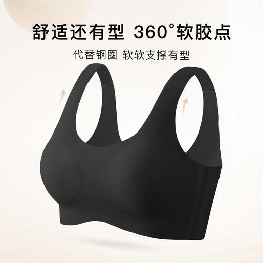 【粉底液隐形无痕】夏季薄款内衣女舒适透气美背聚拢无钢圈文胸 商品图12