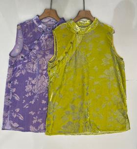 【门店同款】ENJOY夏季紫薰翠露上衣 163302265