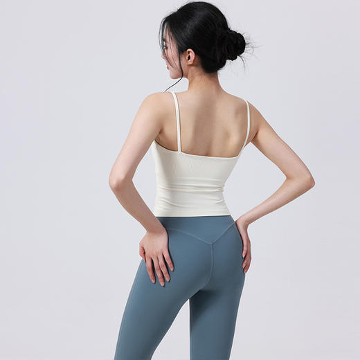 【147元任选3件】跃牌【蚂蚁运动】系列 细肩带运动内衣女美背速干跑步防震聚拢文胸背心X1369（活动产品，收货7天内支持退换） 商品图3
