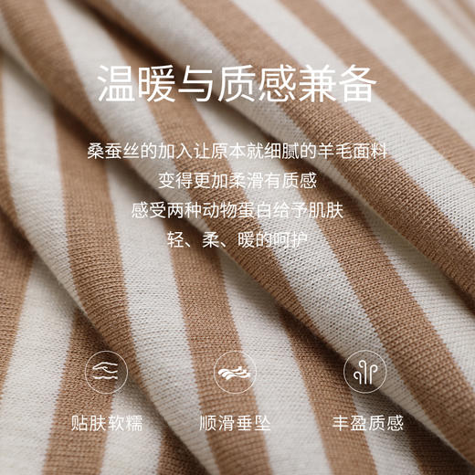 金三塔睡衣女真丝桑蚕丝羊毛无袖连衣裙居家服  YZFFC904 商品图4