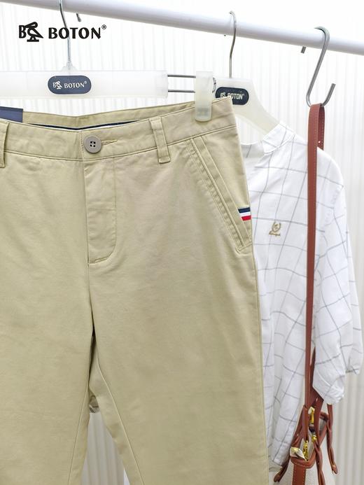 波顿女士休闲七分裤棉弹舒适百搭显瘦LF599219 商品图3