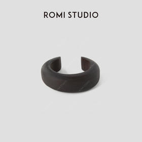 ROMI STUDIO 非金属木质手镯 天然鸡翅木纹理开口手镯RWCRP33539