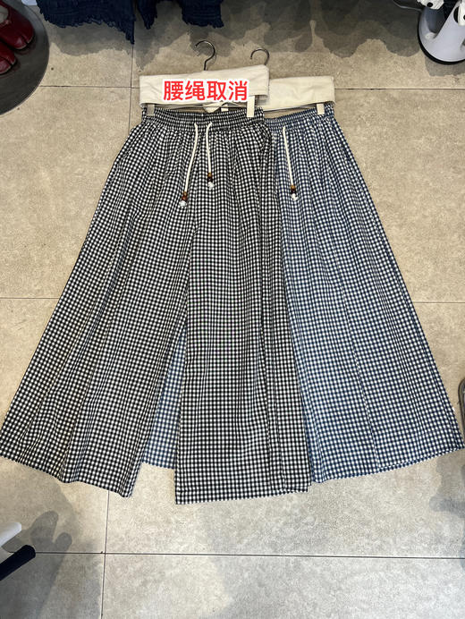 【门店同款】ENJOY夏季韩系慵懒格纹裤 164194462 商品图0