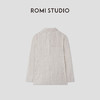 ROMI STUDIO“自我轮廓”100%亚麻经典老钱轻薄西装外套 RWCAS64061 商品缩略图1